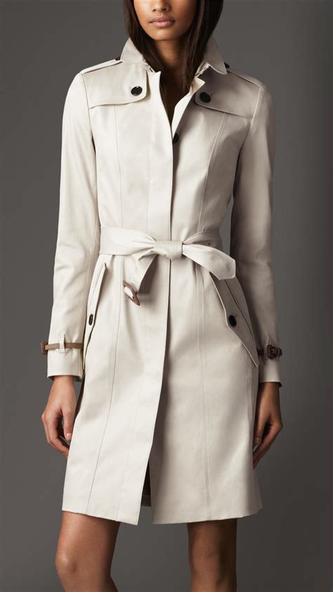 burberry cotton twill trench coat|burberry trench coats for women.